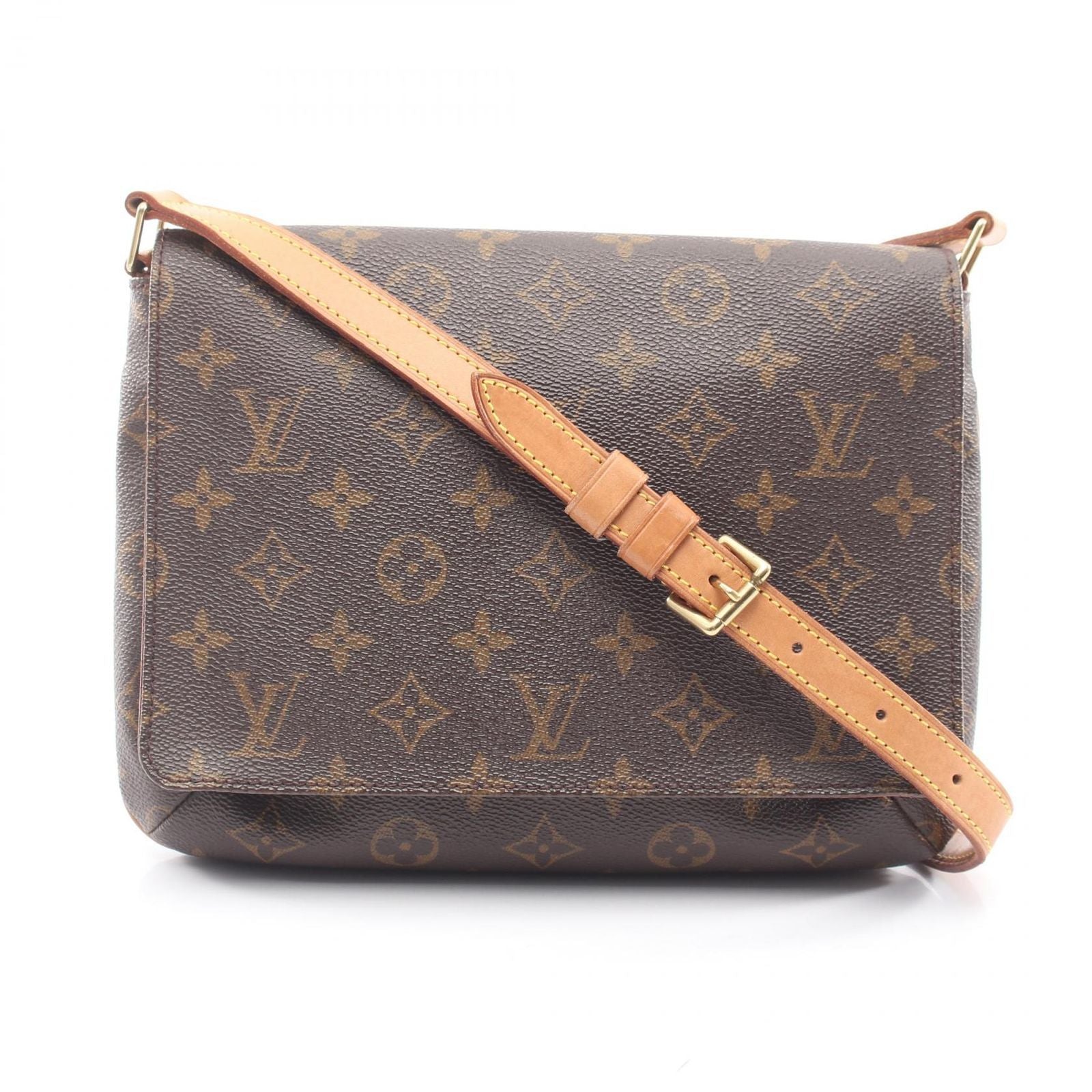 Louis Vuitton Shoulder Bag Musette Tango Short Strap Canvas Leather