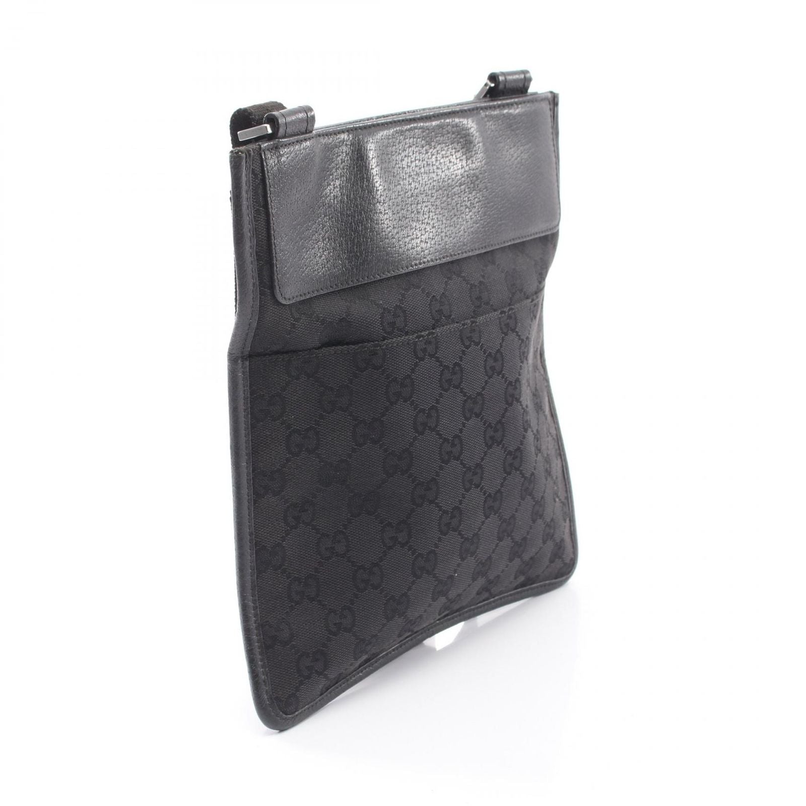 Gucci Shoulder Bag GG Canvas Black — view 2