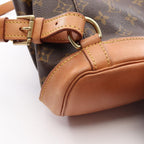 Louis Vuitton Backpack Montsouris MM Canvas Leather — view 8
