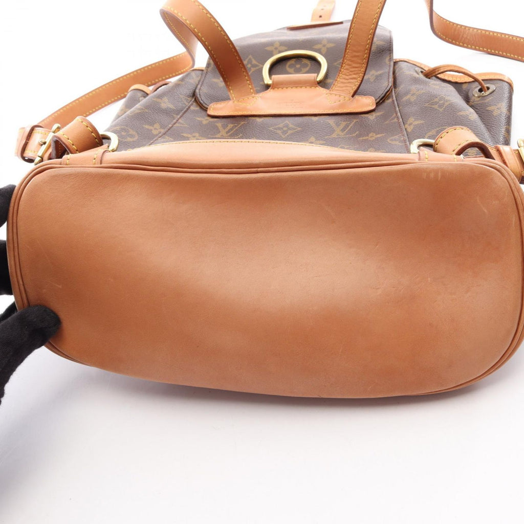 Louis Vuitton Backpack Montsouris MM Canvas Leather — view 6