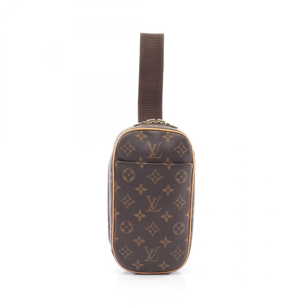 Louis Vuitton Waist Bag Pochette Gange Canvas Leather