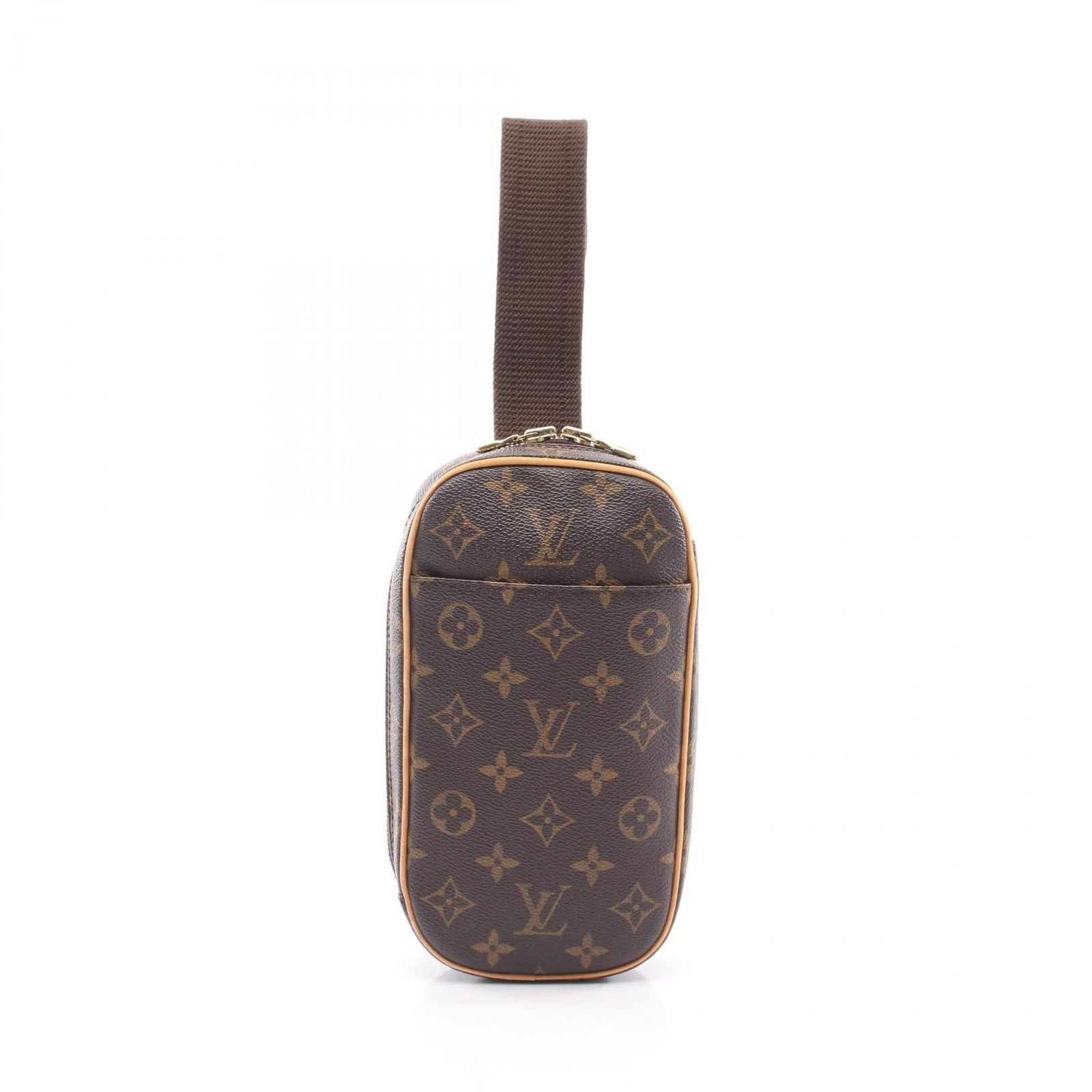 Louis Vuitton Waist Bag Pochette Gange Canvas Leather