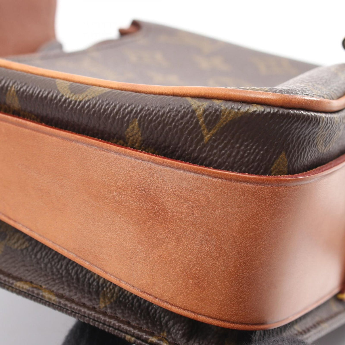 Louis Vuitton Shoulder Bag Cartouchiere MM Canvas Leather — view 7