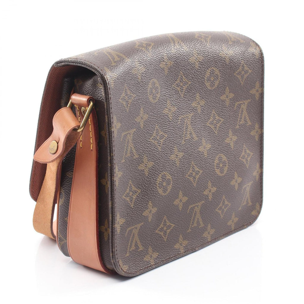 Louis Vuitton Shoulder Bag Cartouchiere MM Canvas Leather — view 2