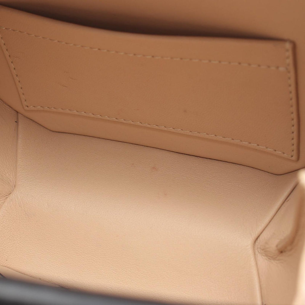 Louis Vuitton Handbag Petite Boite Chapeau 2-Way Beige Black Leather — view 6