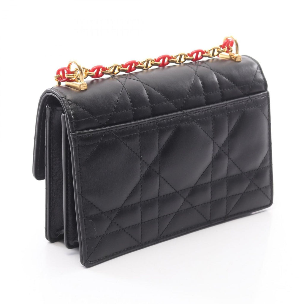 Dior Shoulder Bag Miss Caro Black Leather — view 2