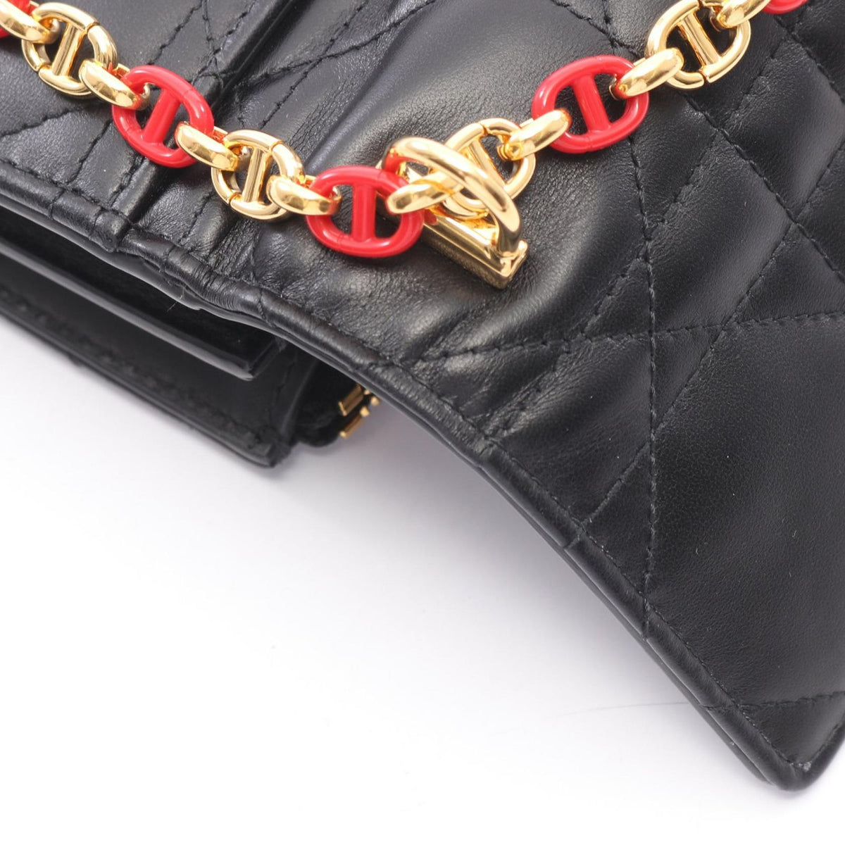 Dior Shoulder Bag Miss Caro Black Leather — view 6