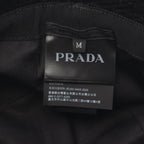 Prada Hat Triangle Plate Corduroy Bucket — view 4