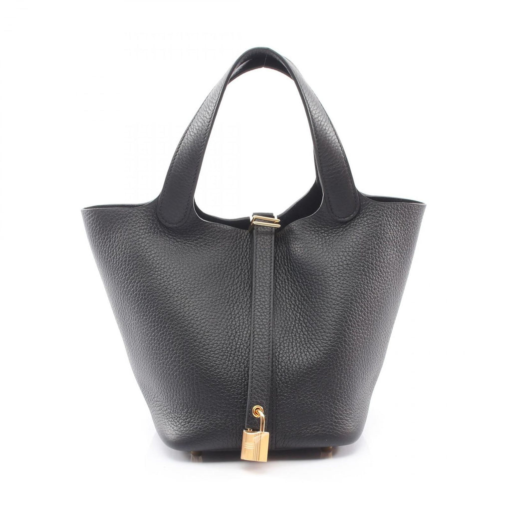 Hermes Handbag Picotin Lock PM Black Leather