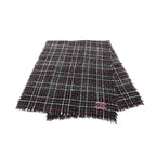 Chanel Shawl CC Logo Tweed Wool Scarf