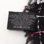 Chanel Shawl CC Logo Tweed Wool Scarf — view 3