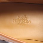 Hermes Loafers Moccasin Impact Camel Leather — view 5