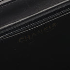 Chanel Handbag Bicolor CC Logo 2-Way Black Caviar Leather CC Vanity Chain — view 4