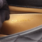 Chanel Shoulder Bag Quilted Mini Black Lambskin Mini Chain — view 4