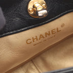 Chanel Shoulder Bag Quilted Small Hobo Black Lambskin Chain — view 4