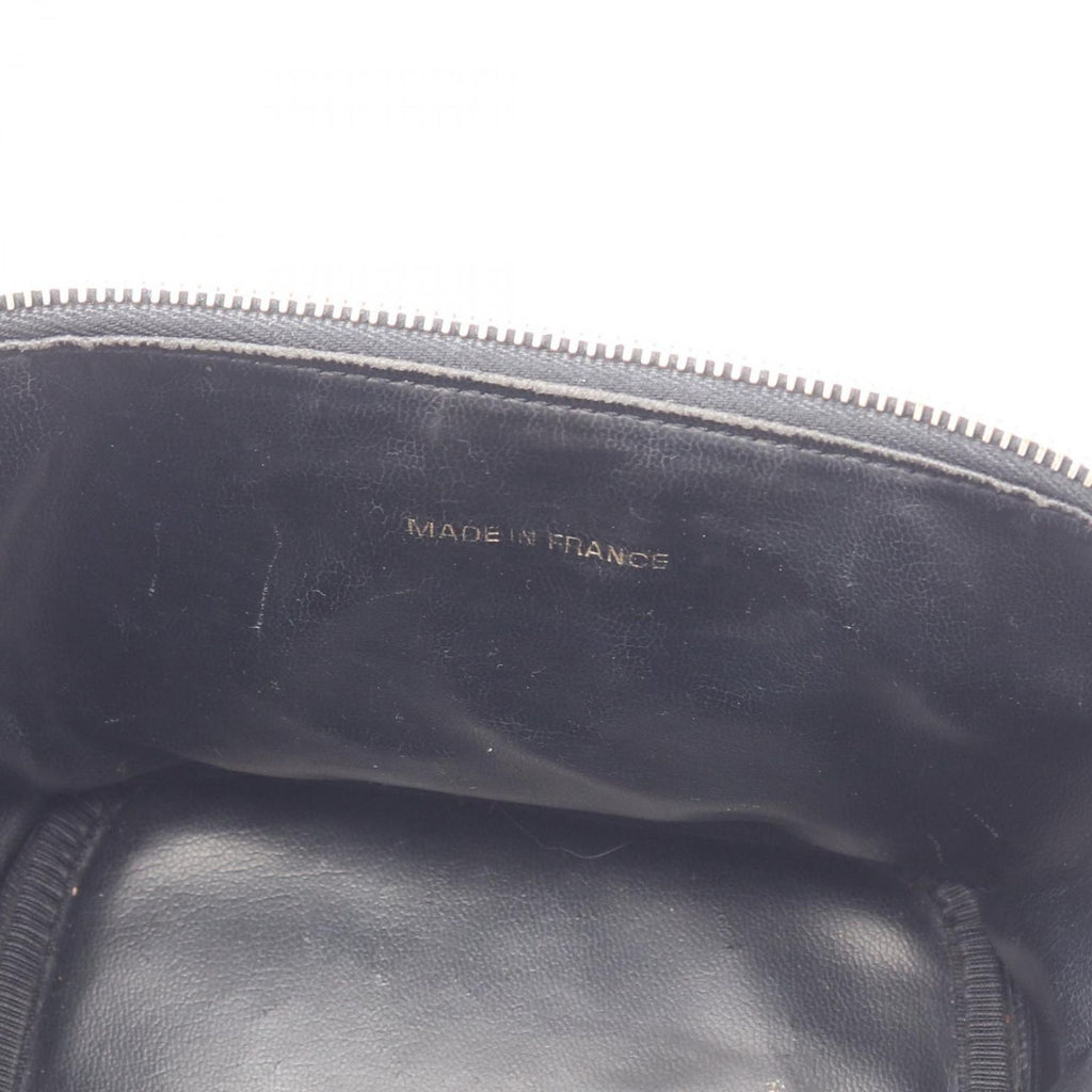 Chanel Handbag CC Logo Black Caviar Leather CC Heightshape Vanity — view 6