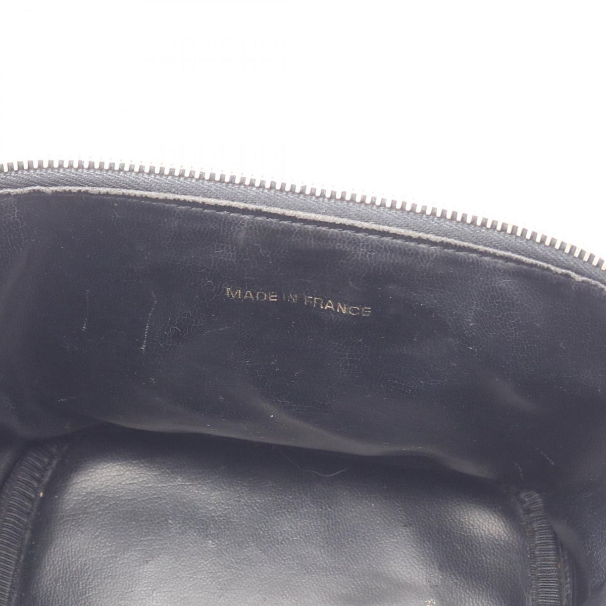 Chanel Handbag CC Logo Black Caviar Leather CC Heightshape Vanity — view 6