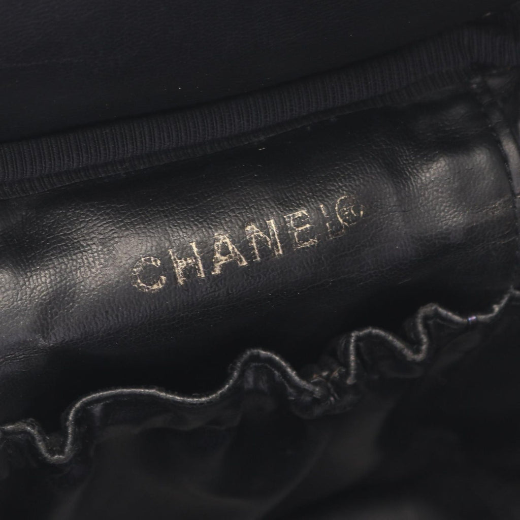 Chanel Handbag CC Logo Black Caviar Leather CC Heightshape Vanity — view 4