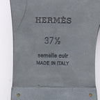 Hermes Sandals Oran Black Leather — view 6