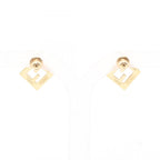 Fendi Earrings Forever Gold White — view 2