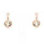 Fendi Earrings Ever Round Gold