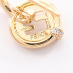 Fendi Earrings Ever Round Gold — view 3