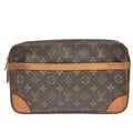 Louis Vuitton Compiegne 28 Clutch Monogram Leather
