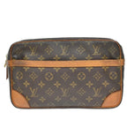 Louis Vuitton Compiegne 28 Clutch Monogram Leather