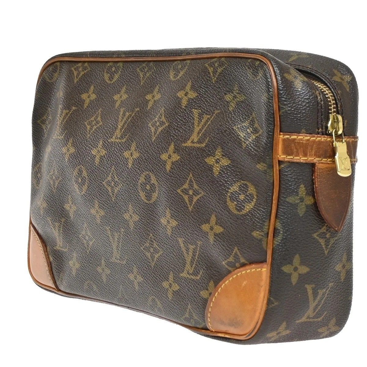 Louis Vuitton Compiegne 28 Clutch Monogram Leather — view 4