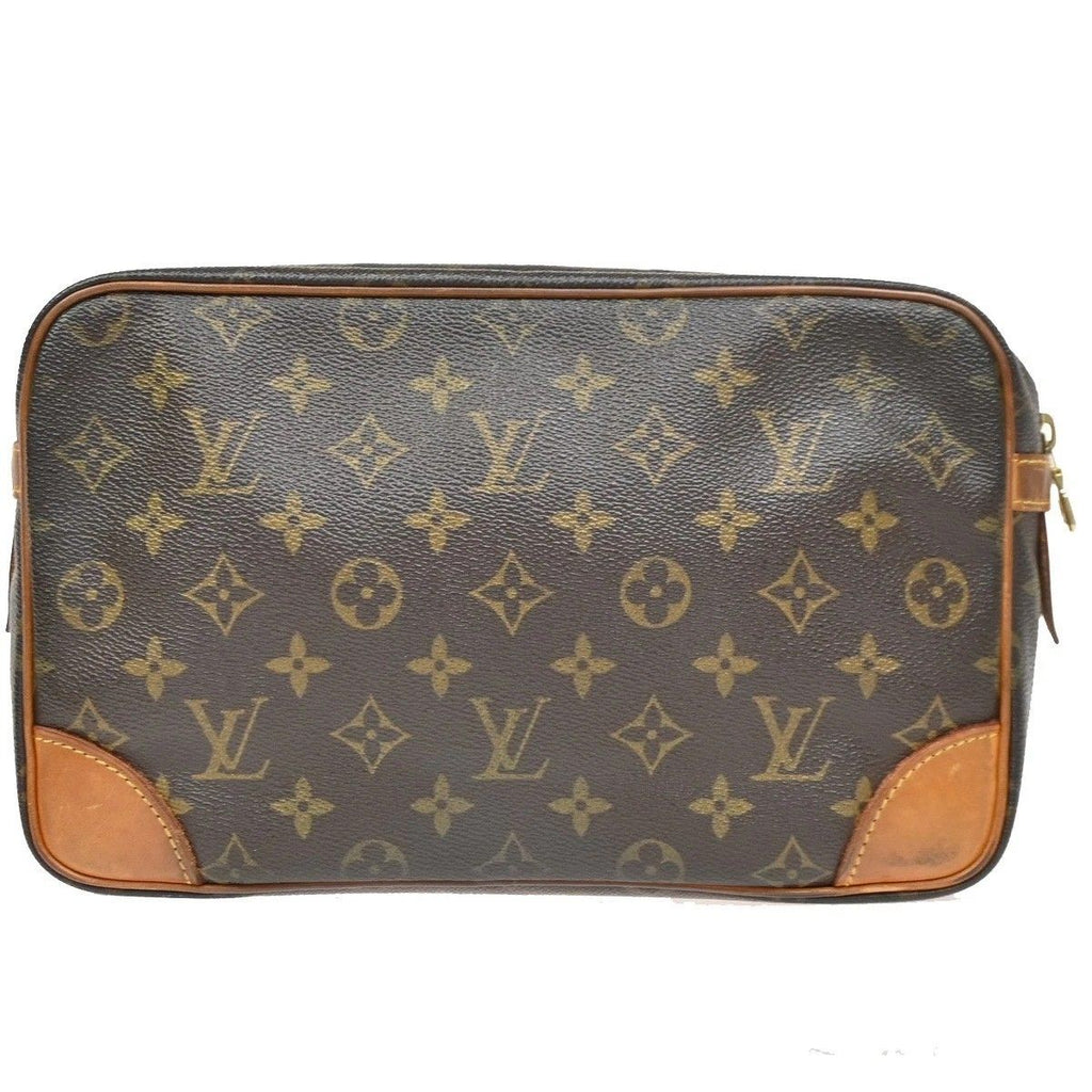Louis Vuitton Compiegne 28 Clutch Monogram Leather — view 3