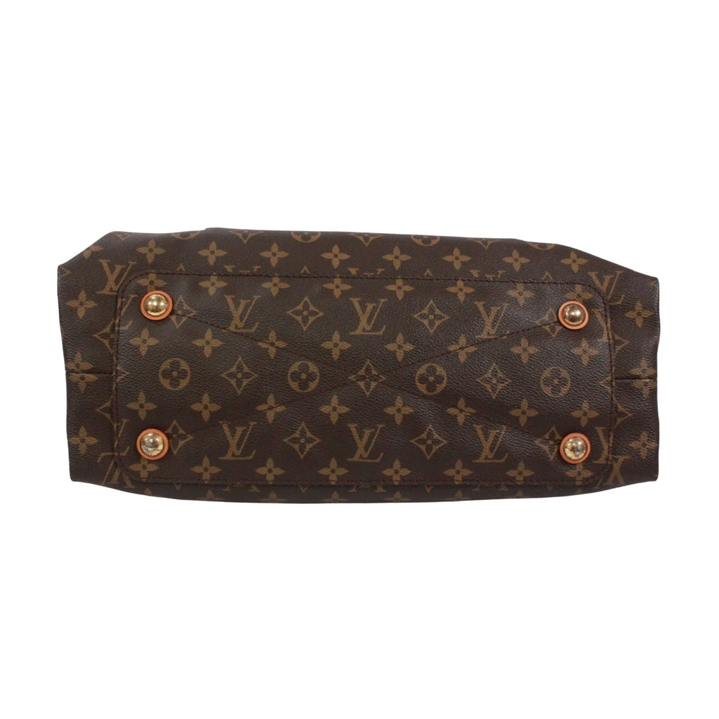 Louis Vuitton Olympe Monogram Leather Brown Handbag Gold — view 4