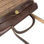Hermes Herbag PM Vibrato Leather Brown Shoulder Bag Gold — view 4
