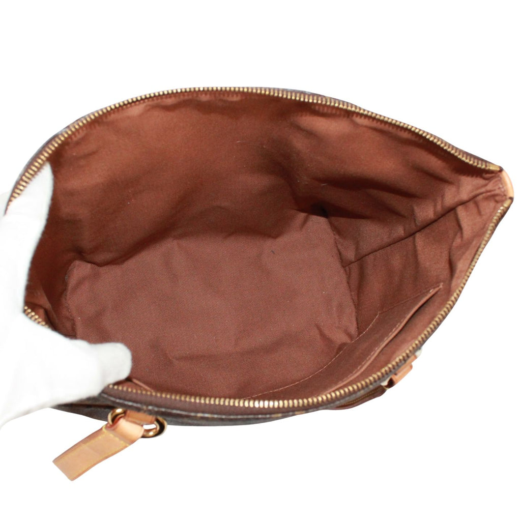 Louis Vuitton Totally PM Monogram Leather Brown Tote Gold — view 8
