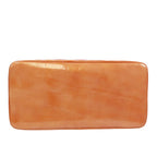 Chanel Medallion Tote Enamel Leather Orange Silver — view 4