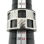 Louis Vuitton Damier Parforet Metal Silver Black Ring — view 8