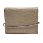 Louis Vuitton Porte-Monnaie Elastic Trifold Wallet Epi Leather Gray Ju Rubber — view 3