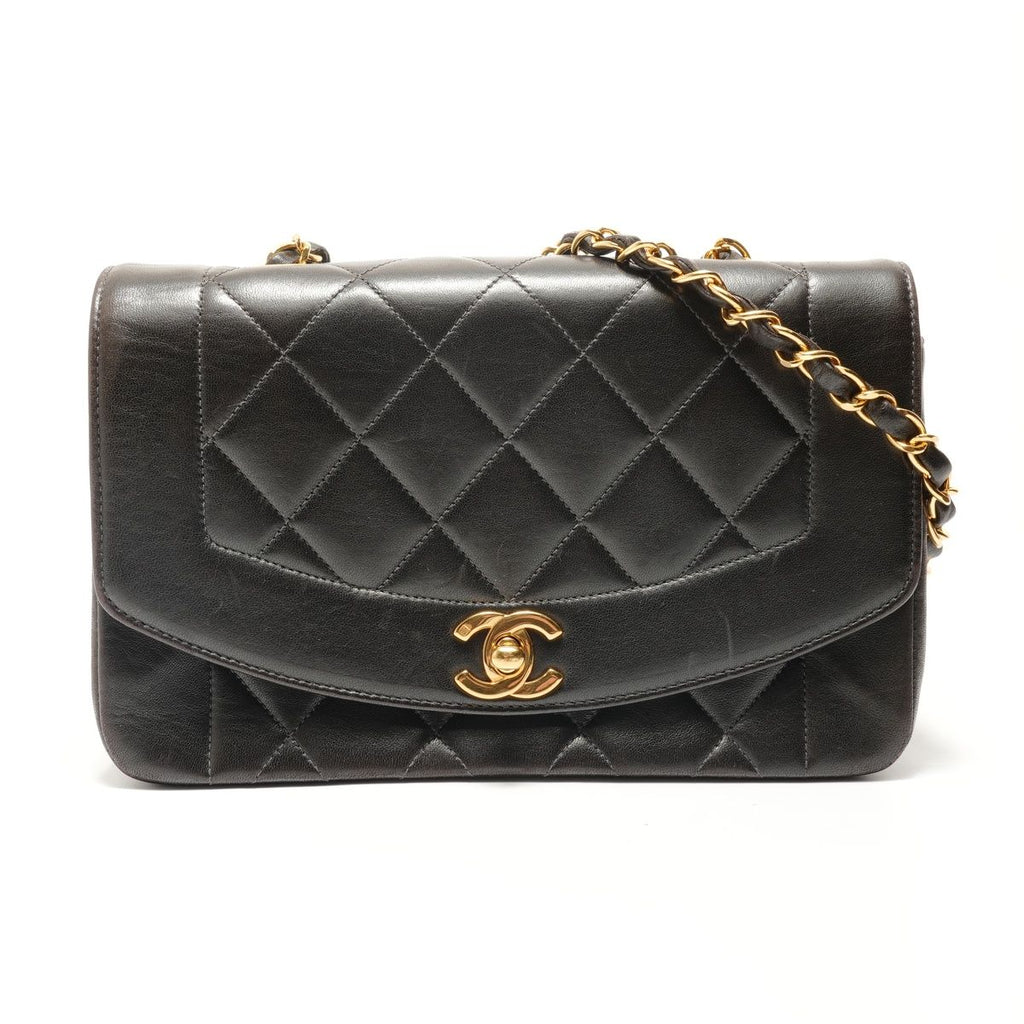 Chanel Shoulder Bag Quilted Diana 23 Lambskin