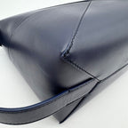 Loewe Handbag Puzzle Fold Wash Bag Leather Blue — view 6