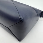 Loewe Handbag Puzzle Fold Wash Bag Leather Blue — view 7