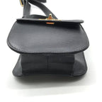 Gucci Logo Turnlock Leather Waist Pouch Shoulder Bag Black Purse — view 4
