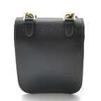 Gucci Logo Turnlock Leather Waist Pouch Shoulder Bag Black Purse — view 3
