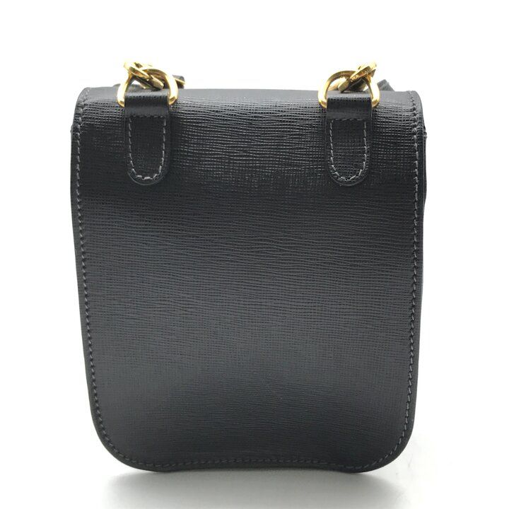 Gucci Logo Turnlock Leather Waist Pouch Shoulder Bag Black Purse — view 3