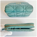 Dior Bifold Wallet Compact Quilted Leather CD Logo — view 4