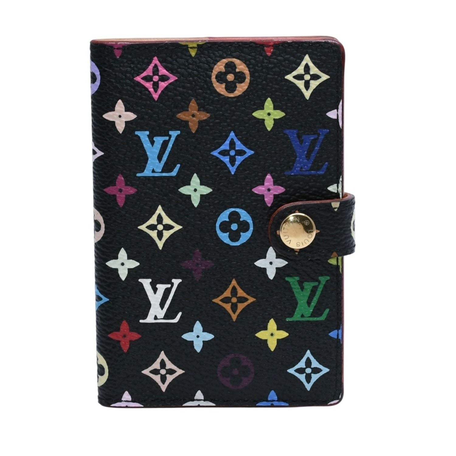 Louis Vuitton Carnet Duval Agenda Mini Notebook Cover Monogram Multicolor