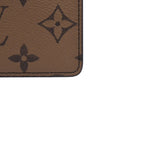 Louis Vuitton Porte Cartes Simple Card Case Monogram Reverse Brown — view 6