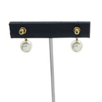 Dior CD Navy Earrings — view 3