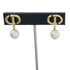 Dior CD Navy Earrings