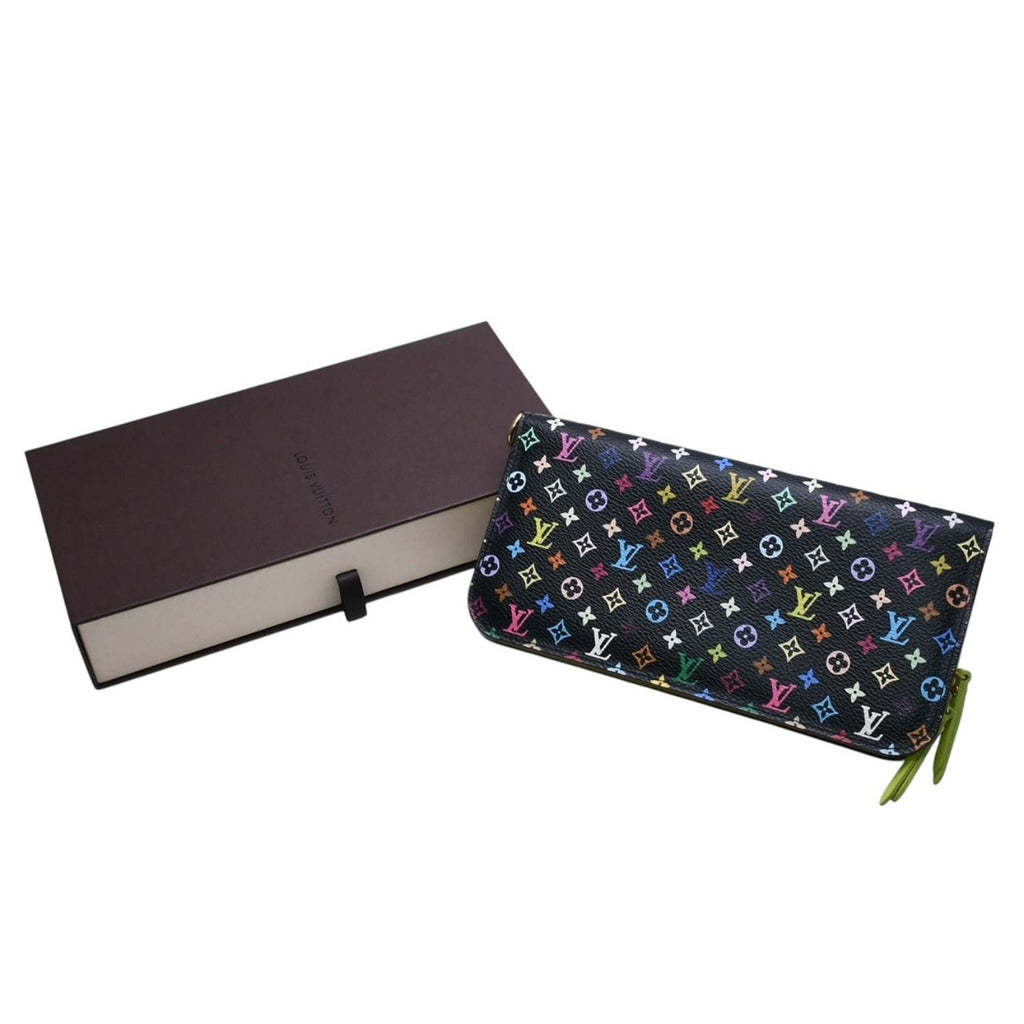 Louis Vuitton Portefeuille Insolite Wallet Monogram Multicolor Green Takashi