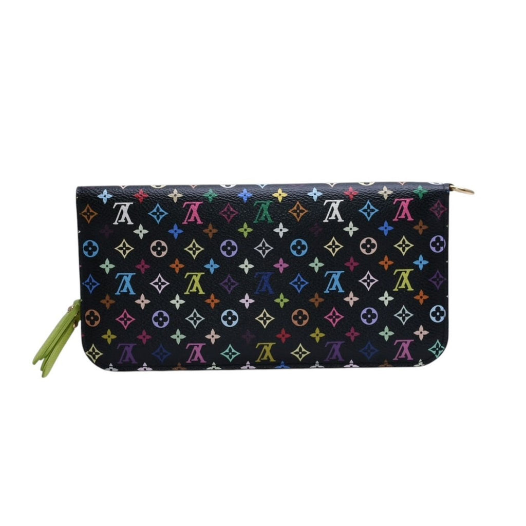 Louis Vuitton Portefeuille Insolite Wallet Monogram Multicolor Green Takashi — view 3