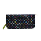 Louis Vuitton Portefeuille Insolite Wallet Monogram Multicolor Green Takashi — view 3